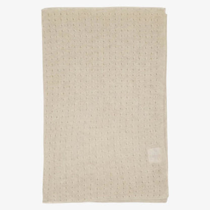 Pointelle Blanket - Apricot