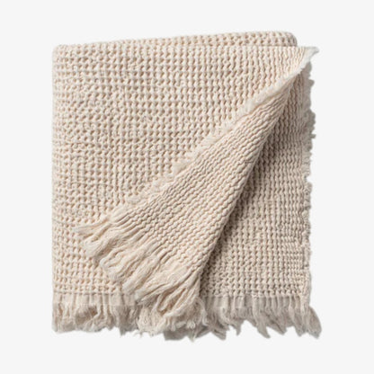 Waffle Muslin Throw - Cream