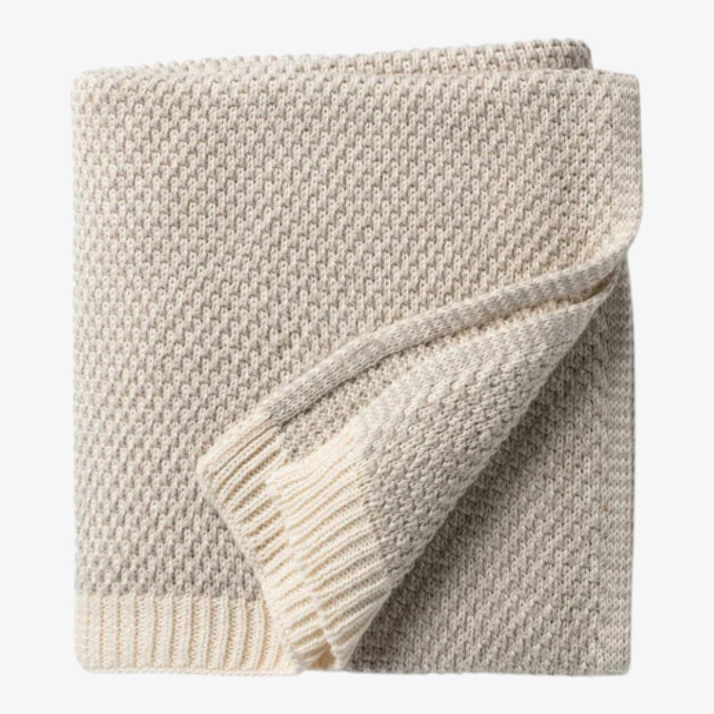 Knit Blanket - Linen Sand
