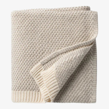Knit Blanket - Linen Sand