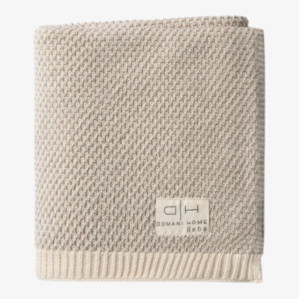 Knit Blanket - Linen Sand