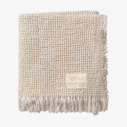 Waffle Muslin Throw - Cream