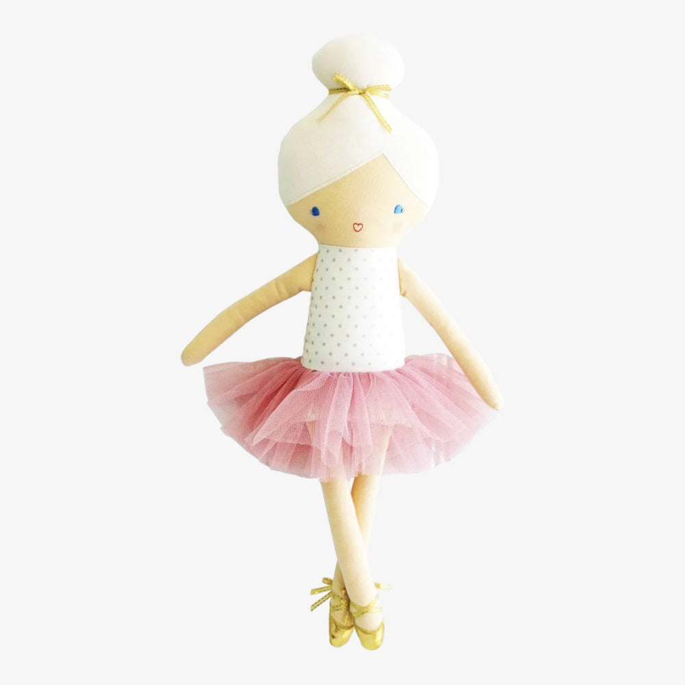 Alimrose Betty Ballerina Doll - Silver Blush