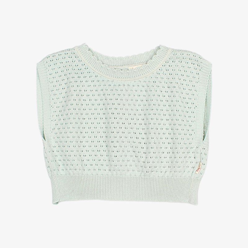 Knit Top - Aqua