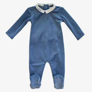 Kipp Baby Bebe Collar Footie - Blue