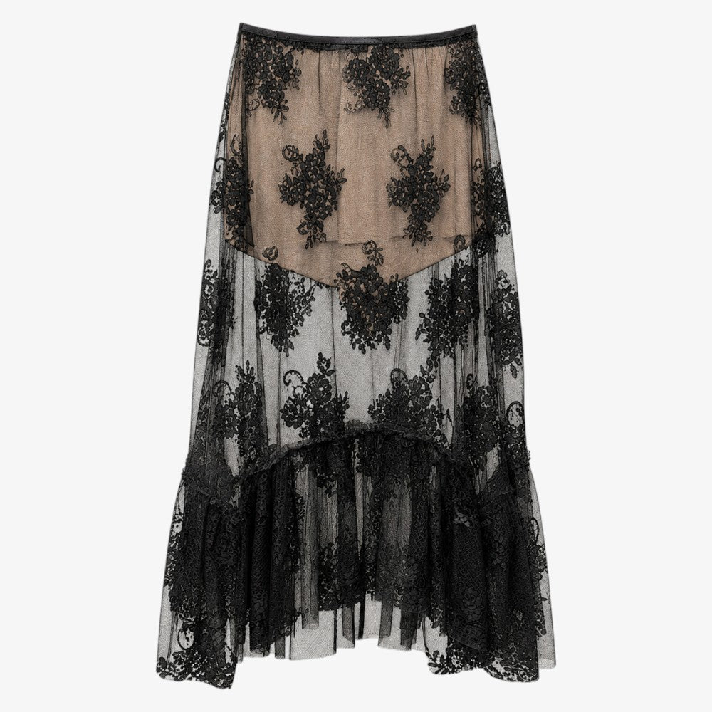 Lace Skirt - Black