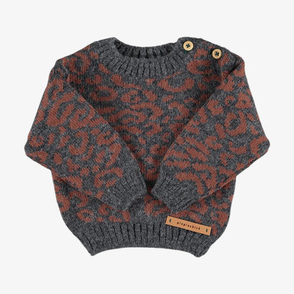 Animal Sweater - Dark Grey