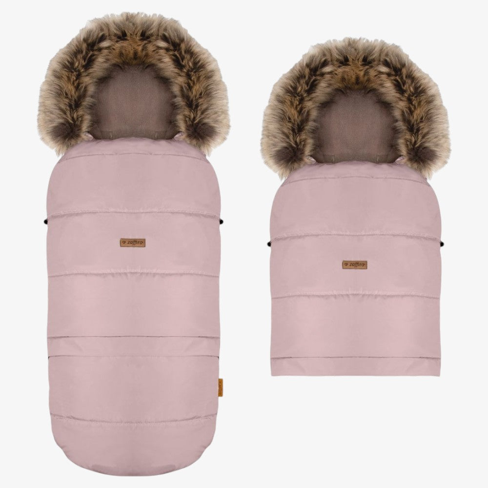 Footmuff With Bag - Beige&amp;rose