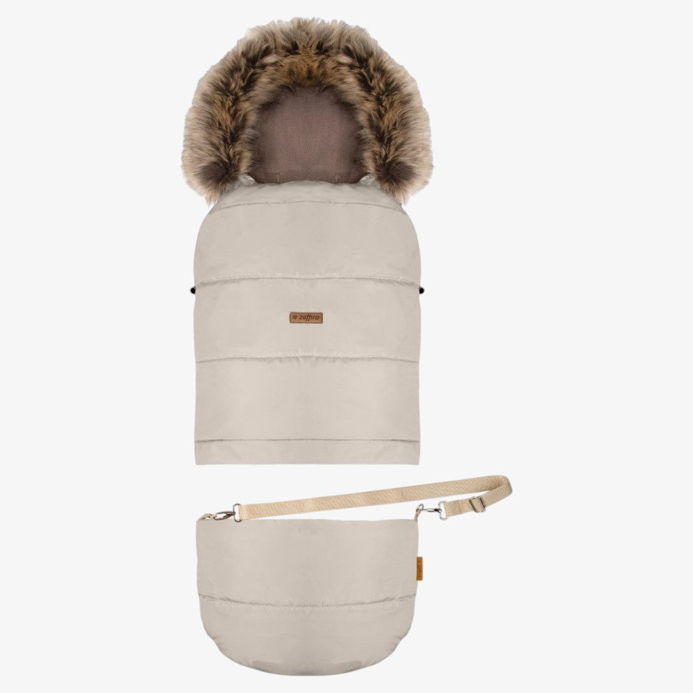 Footmuff With Bag - Beige&amp;vanilla