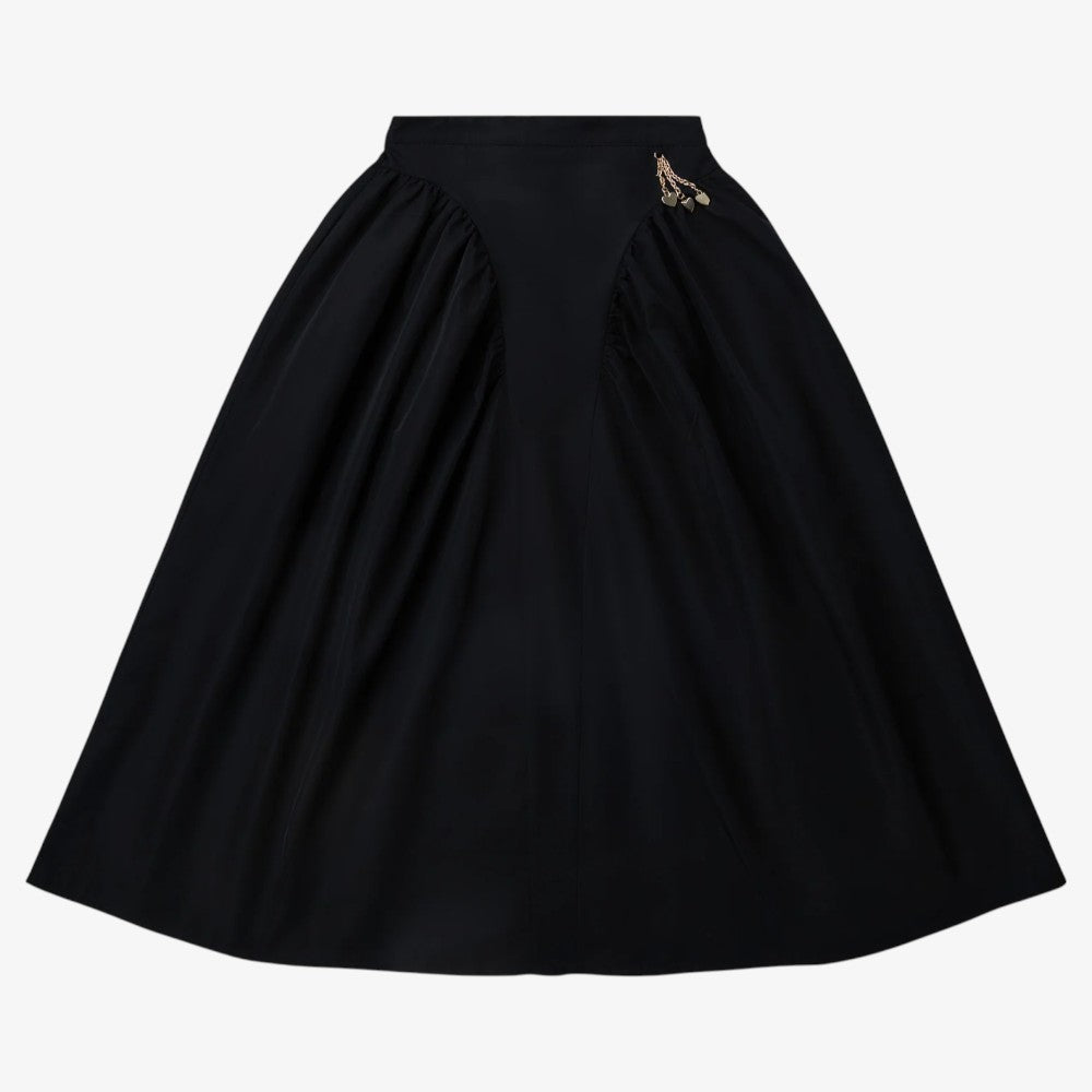 Tafetta Charm Skirt - Black