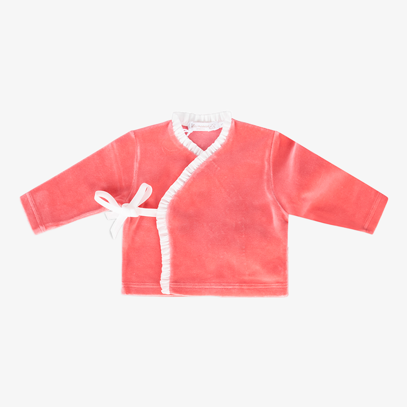 Wrap 3 Piece Set - Coral &amp; Ivory