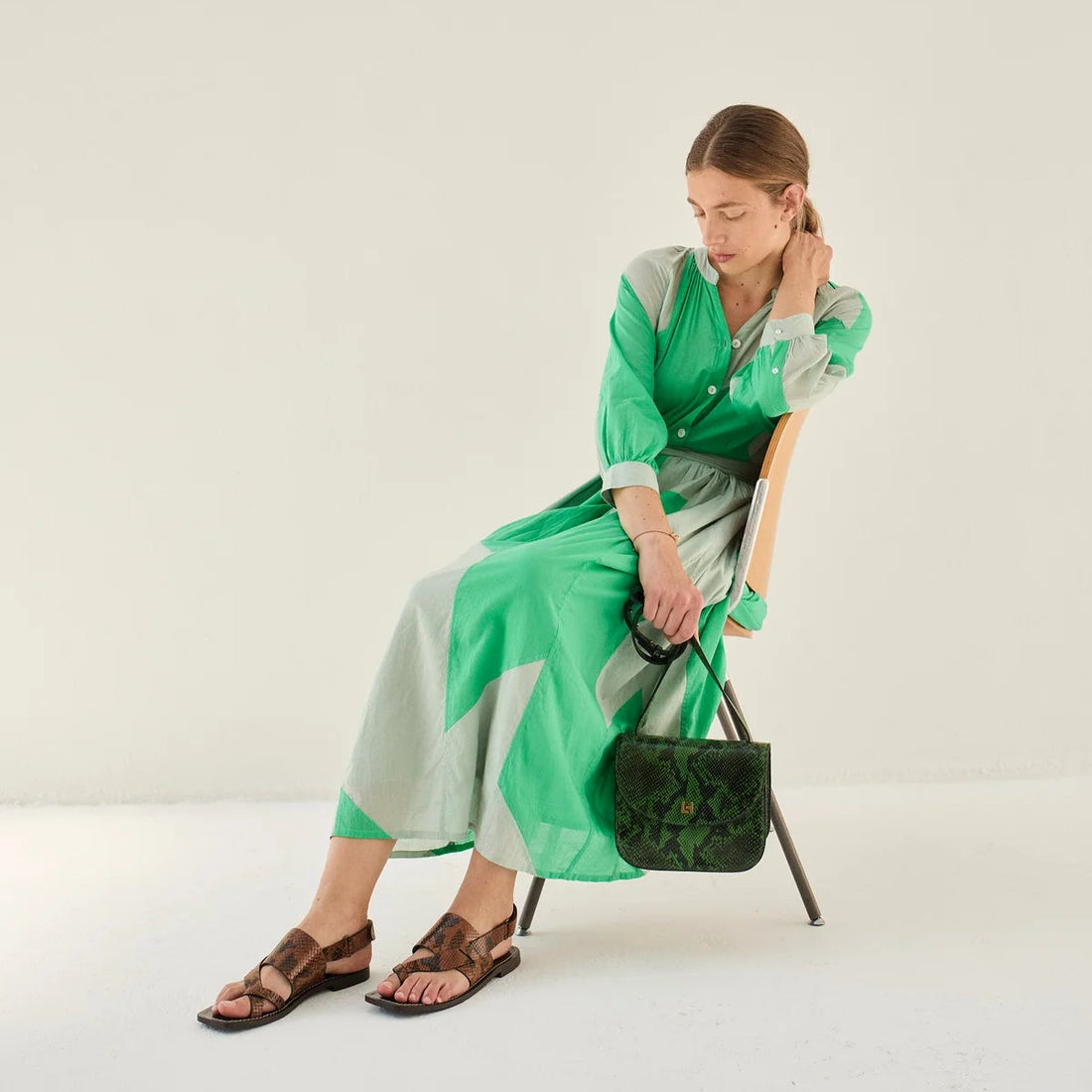 Runa Dress - Green