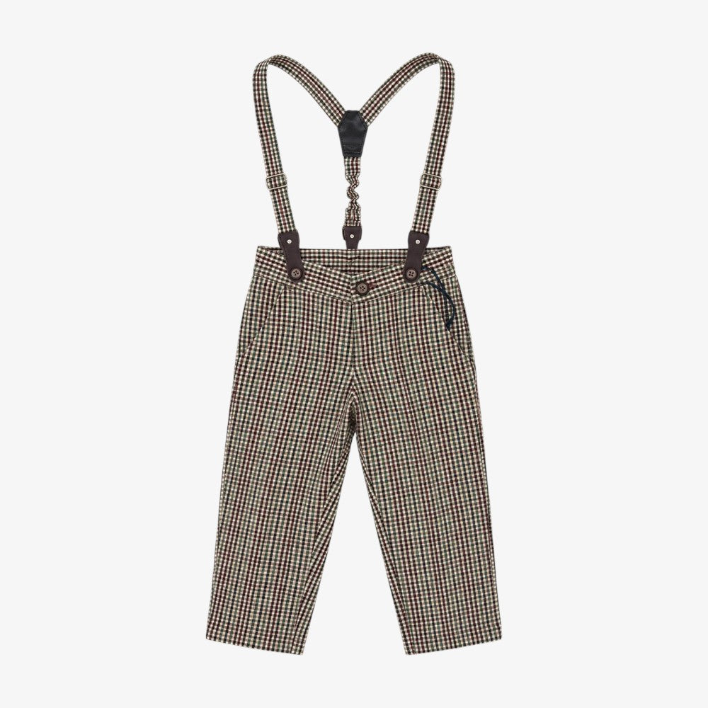 Suspender Pants - Bordeaux