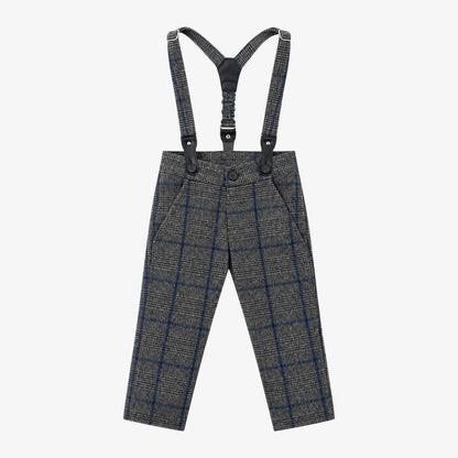 Suspender Pants - GRAY &amp; ROYAL