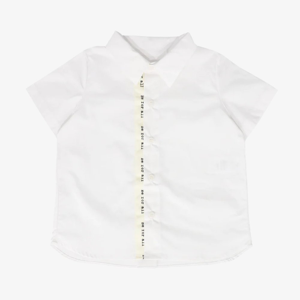 Be For All Trim Shirt - White