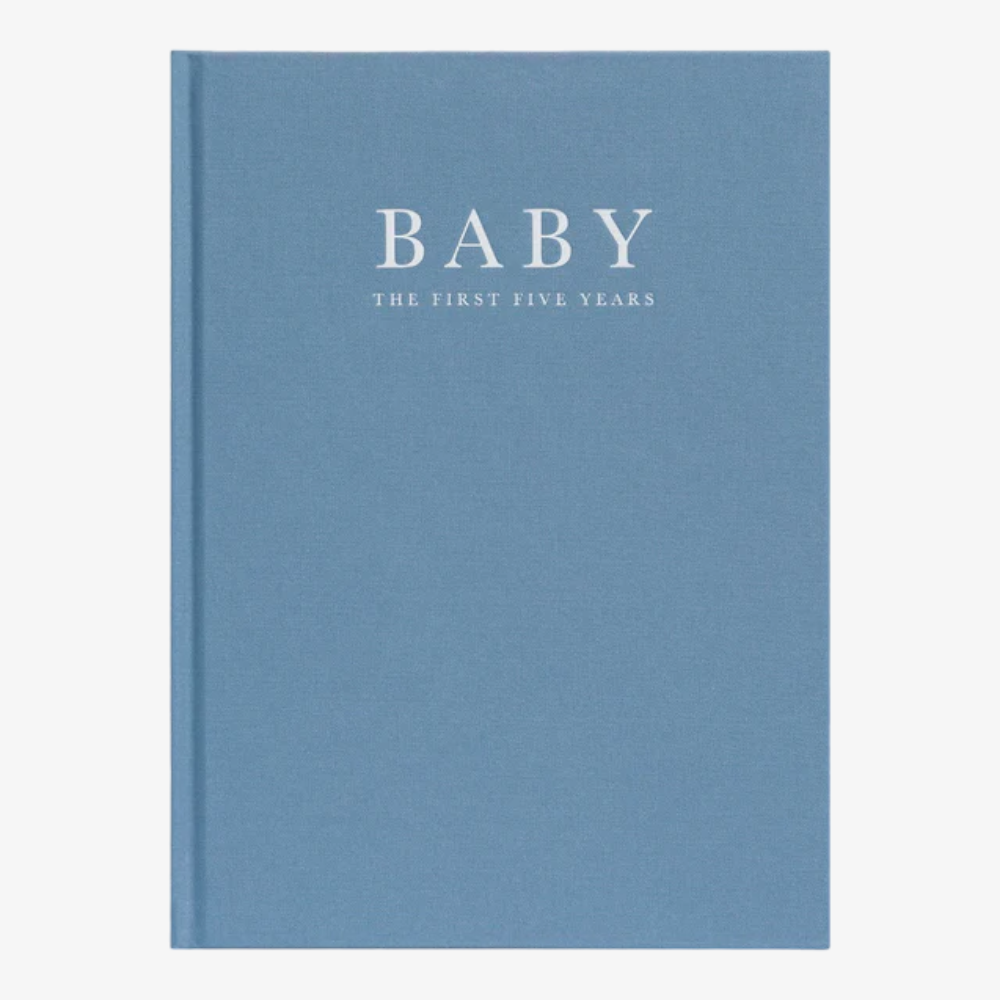 Birth To Five Years Baby Journal - Blue