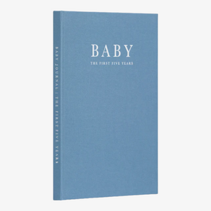 Birth To Five Years Baby Journal - Blue