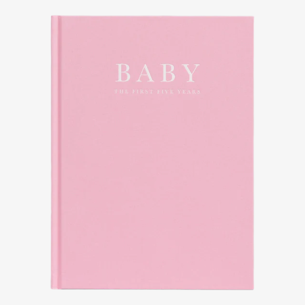 Birth To Five Years Baby Journal - Pink