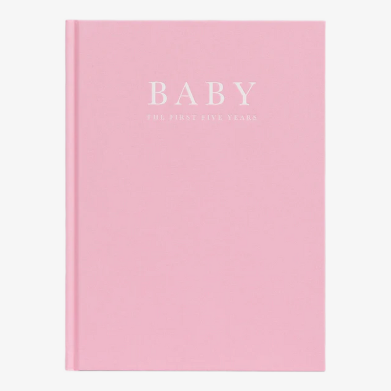 Birth To Five Years Baby Journal - Pink