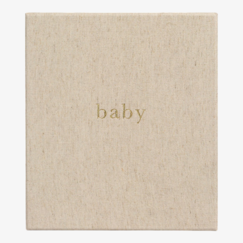 Birth To Five Years Baby Journal - Oatmeal