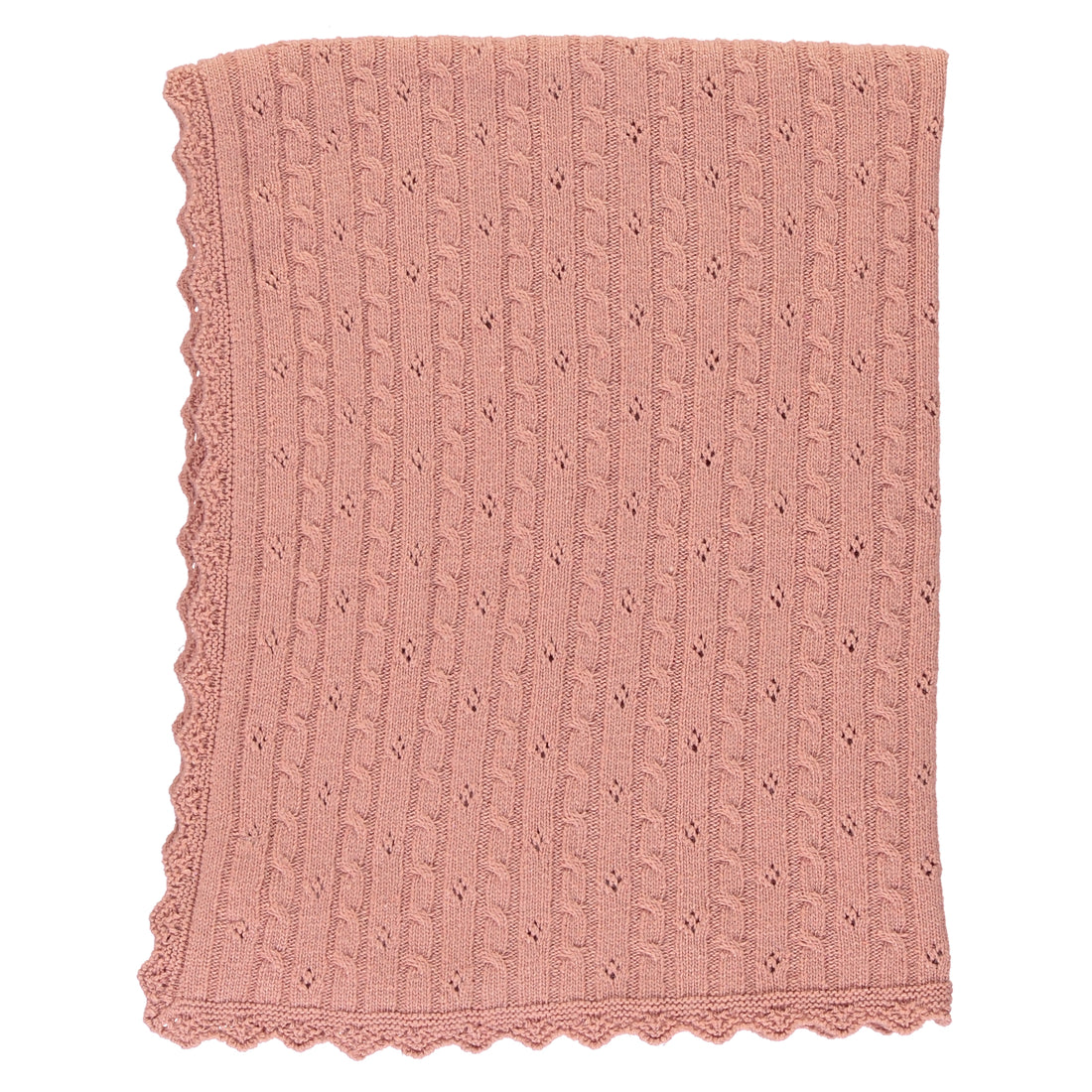 Loulou Blanket - Antique Rose