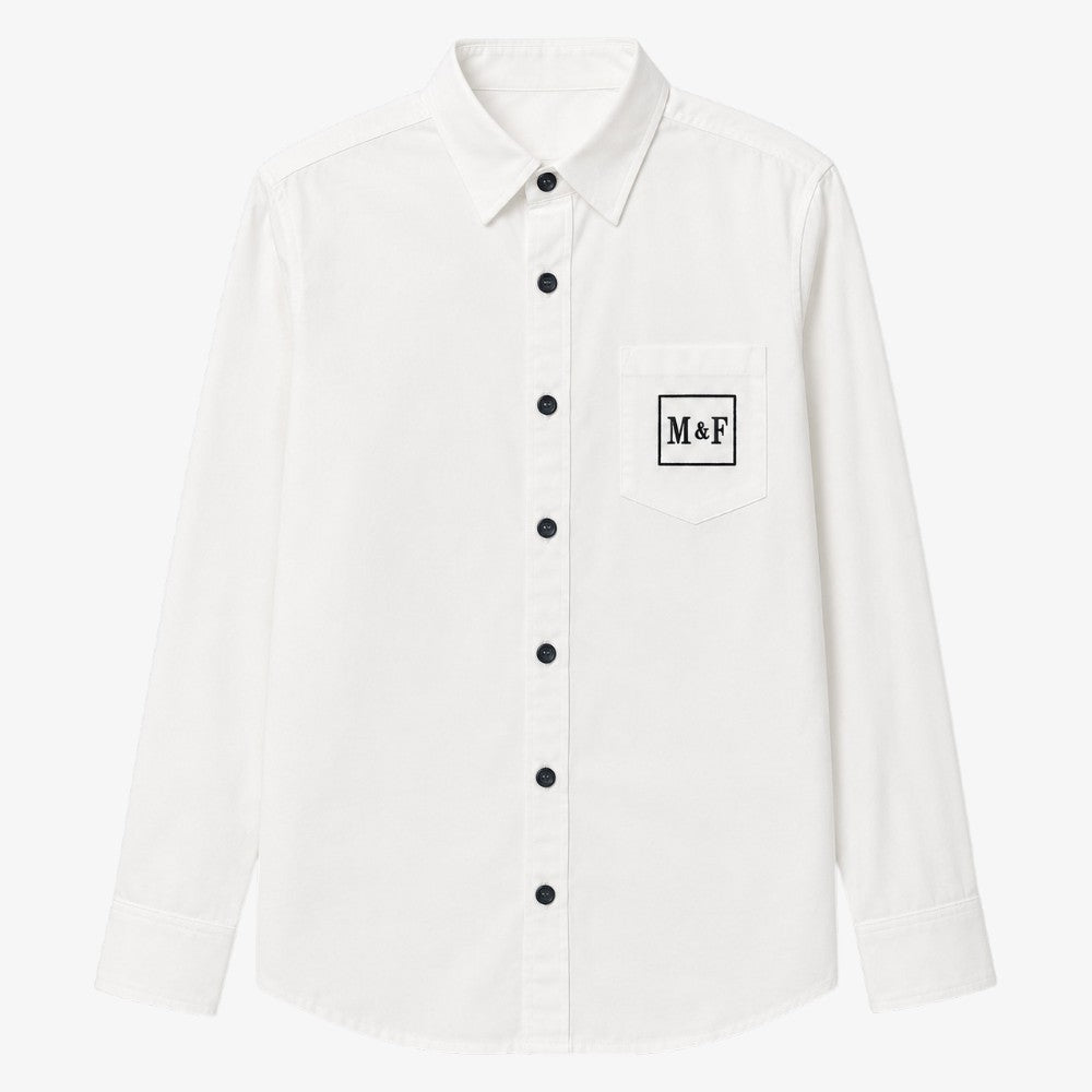 Shirt - White &amp; Black