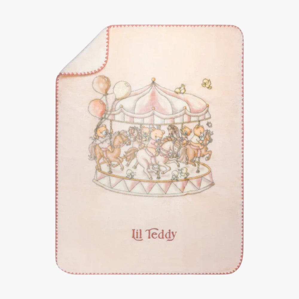 Merry Go Blanket - Sugary Pink
