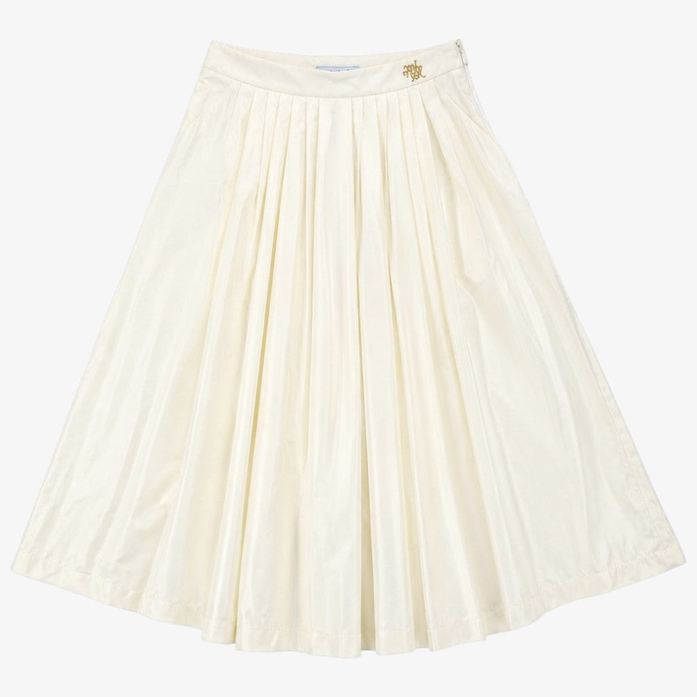 Tafetta Maxi Skirt - Cream