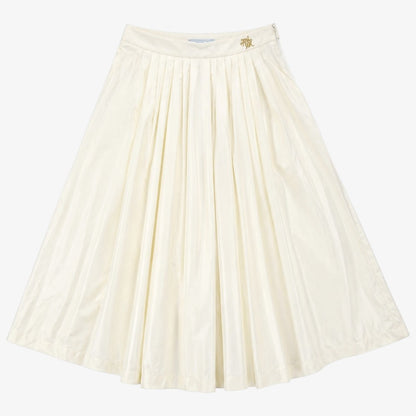 Tafetta Maxi Skirt - Cream