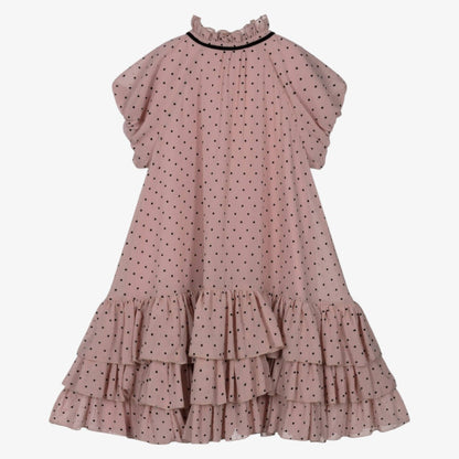 Tulle Dot Dress - Pink