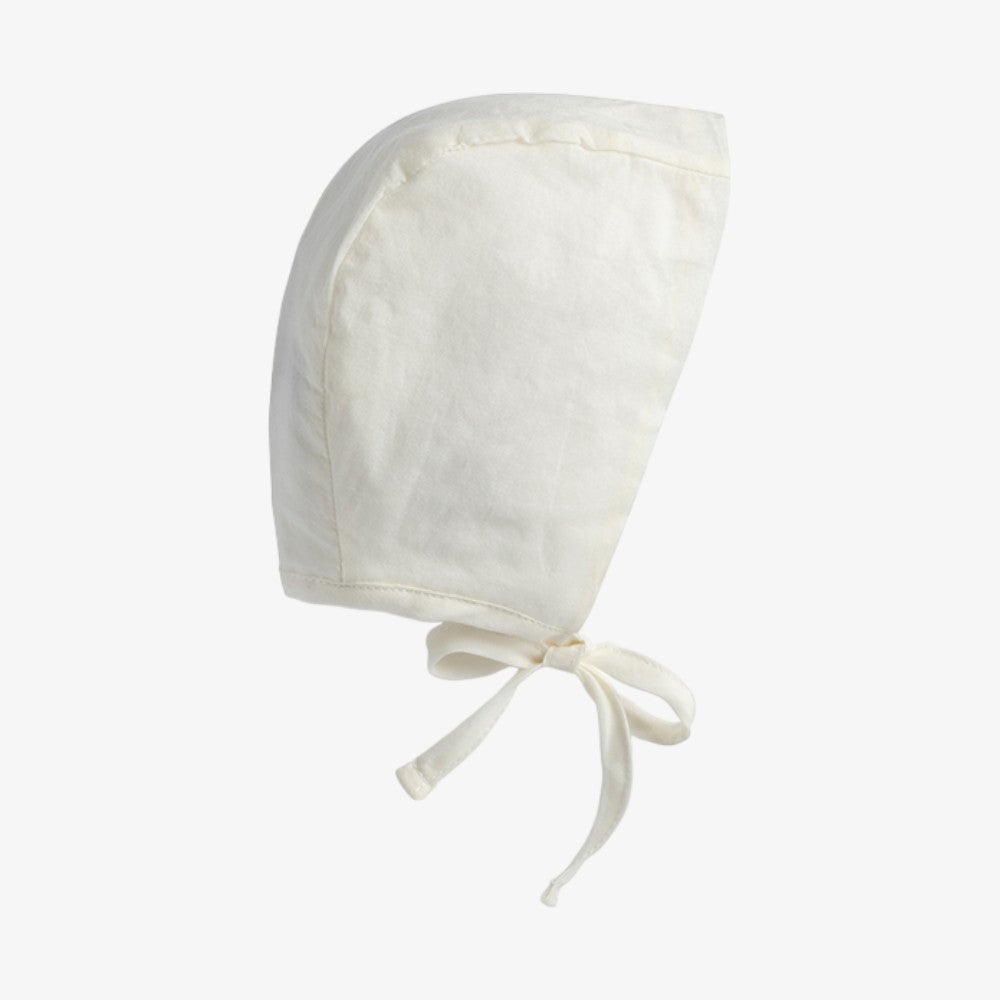 Cotton Bonnet - Ivory
