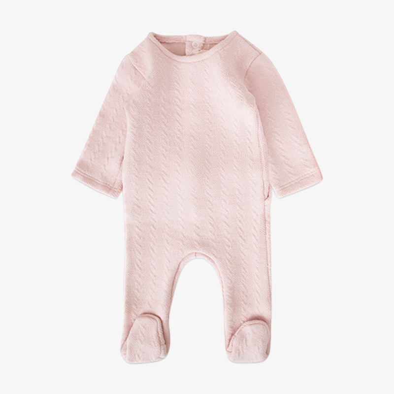 Knit Jacquard Take Me Home Set - Rose