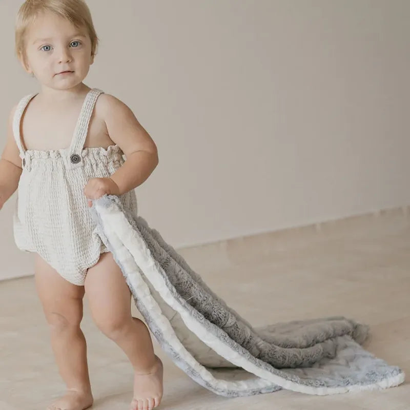Zigzag Blanket - Grey