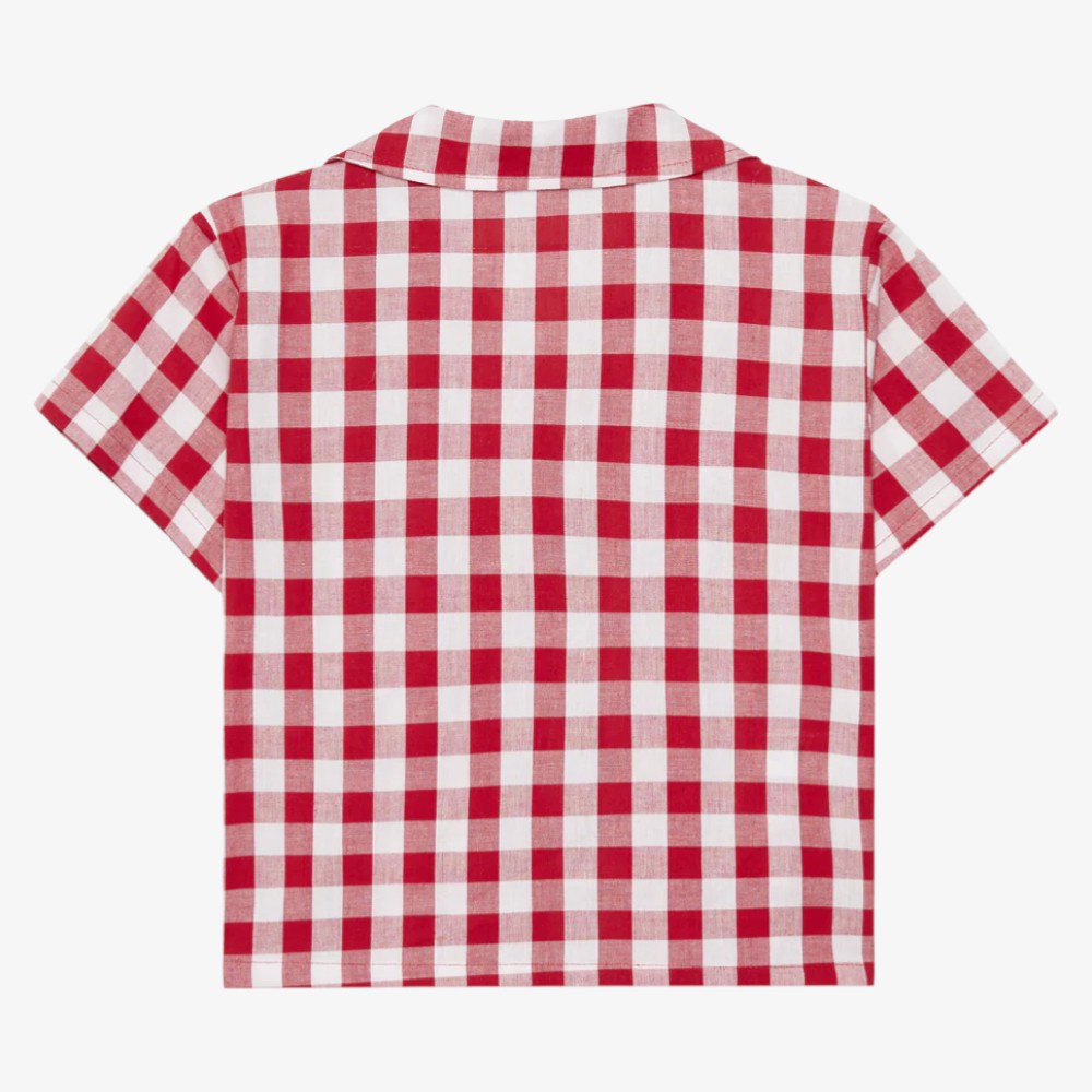 Apple Shirt - Red &amp; White