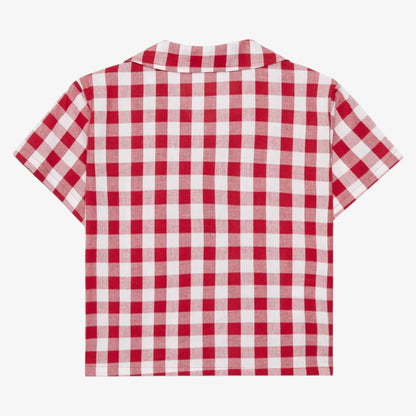 Apple Shirt - Red &amp; White