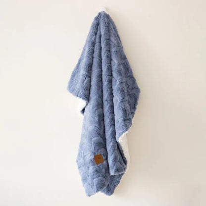 Zigzag Blanket - Blue