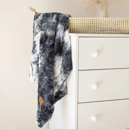 Tie Dye Blanket - Black