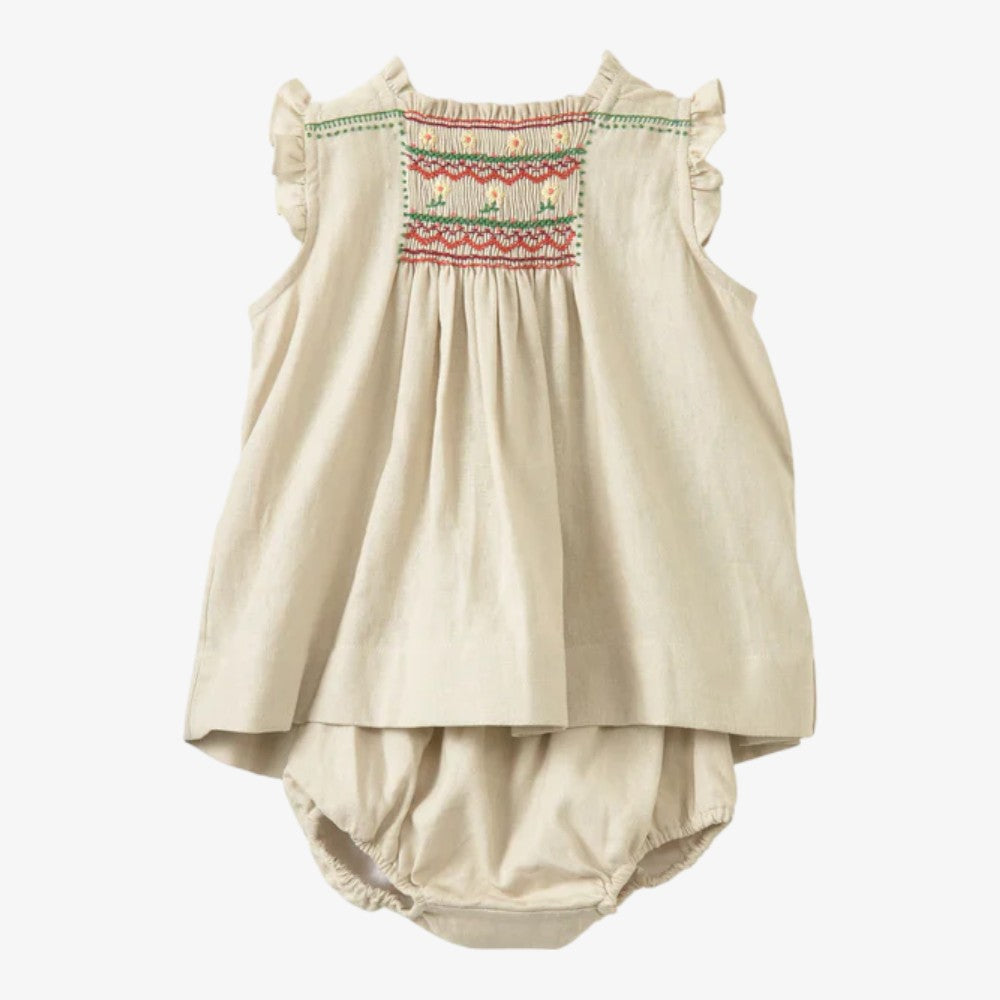 Moringa Blouse And Bloomer - Beige