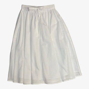 Breeze Blouse With Skirt - White