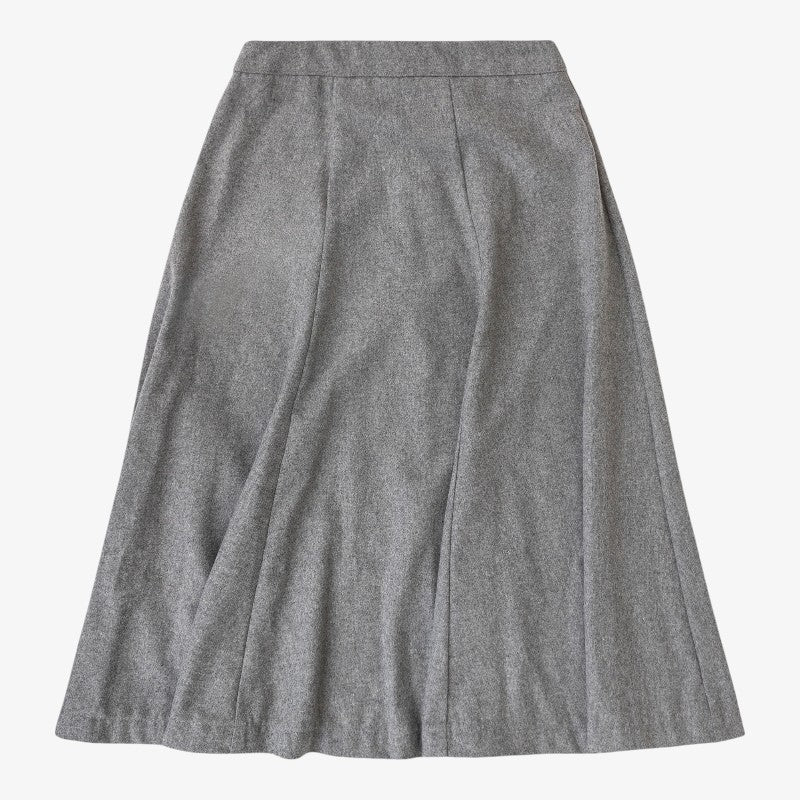 Panel Flared Skirt - Heather Grey