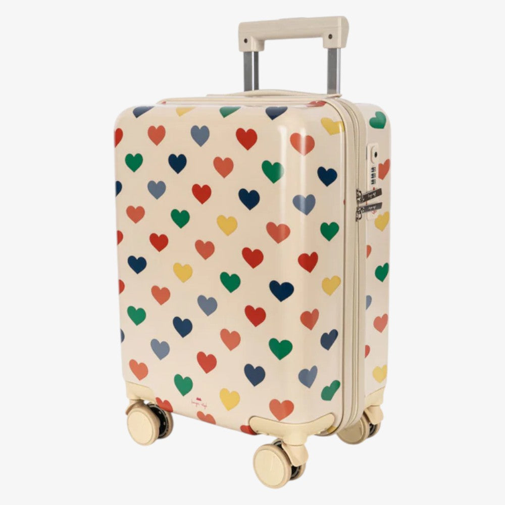 Travel Suitcase - Multi Heart