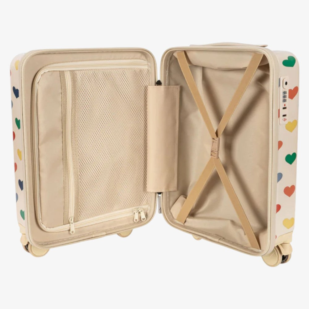 Travel Suitcase - Multi Heart