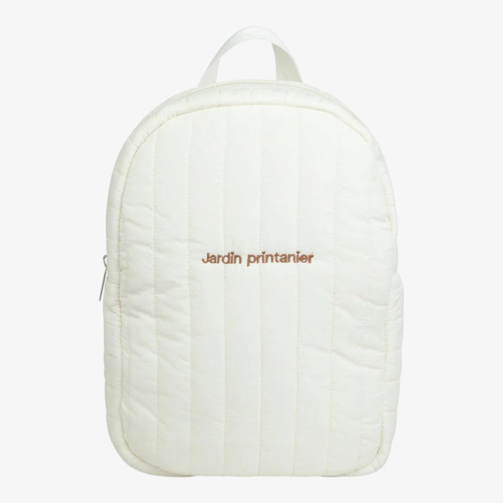 Spring Garden Toddler Backpack - White