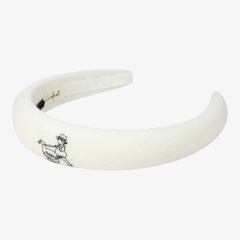 Garden Hairband - White
