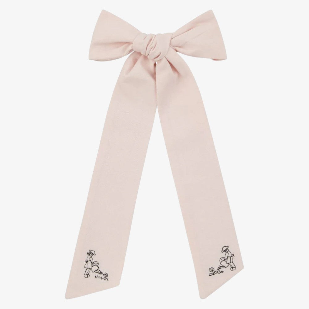 Garden Bow Large - Soft Pink