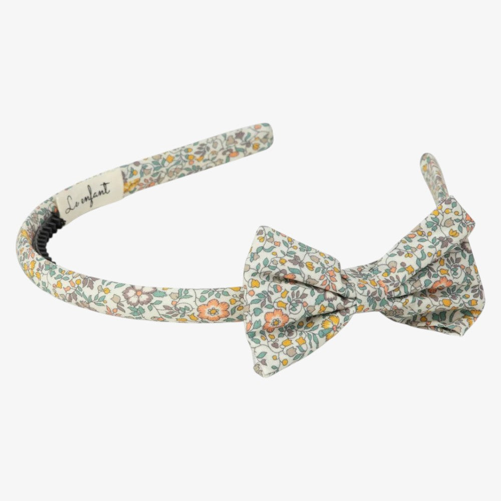 Dainty Floral Bow Hairdband -