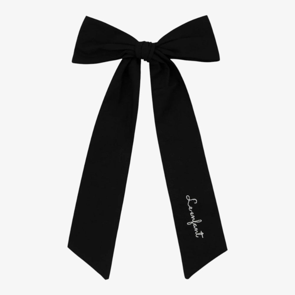 Stitched Bows - Black