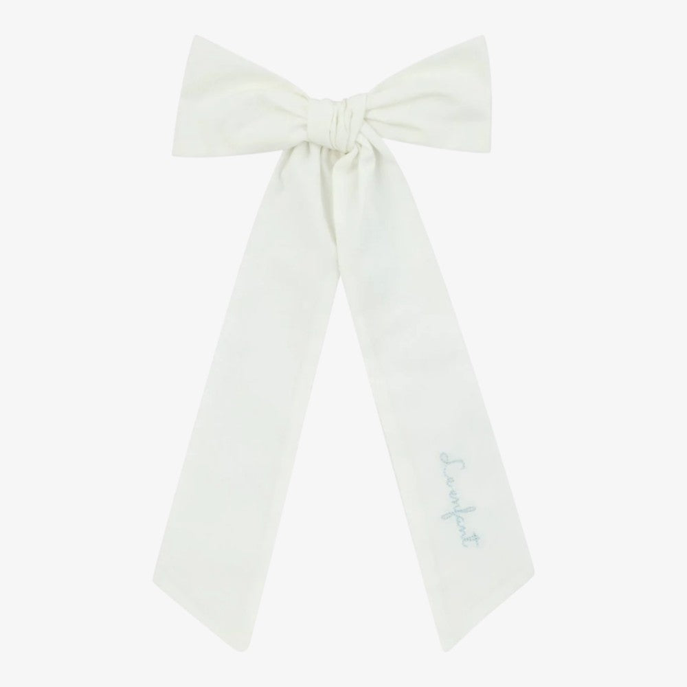 Stitched Bows - White