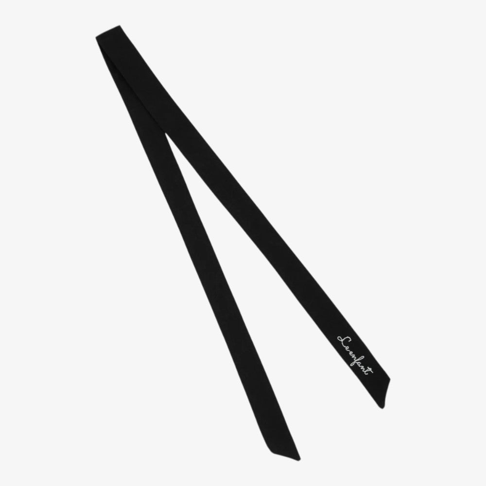 Stitched Ribbon - Black