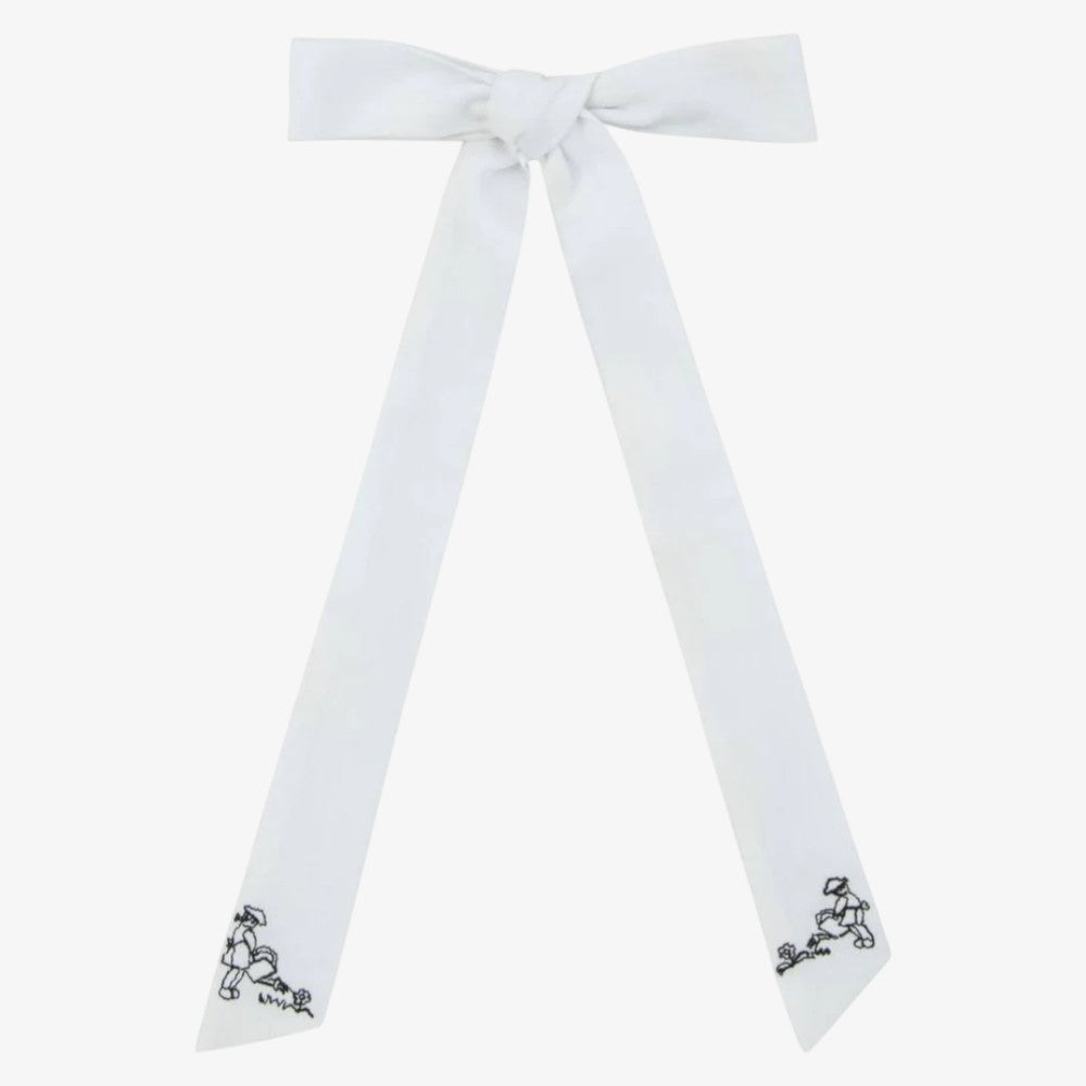 Garden Bow Medium - White